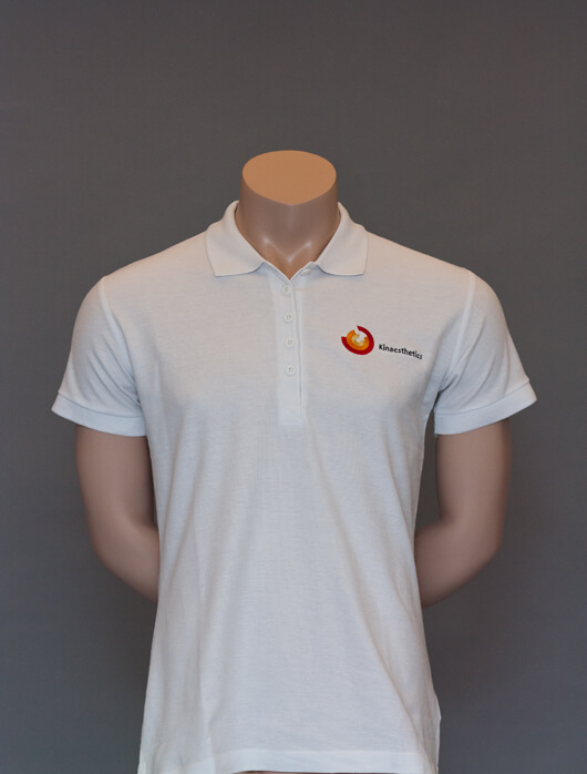 Polo-Shirt, gerader Schnitt, weiß, Gr. L Polo-Shirt, gerader Schnitt, weiß, Gr. L Bild anzeigen